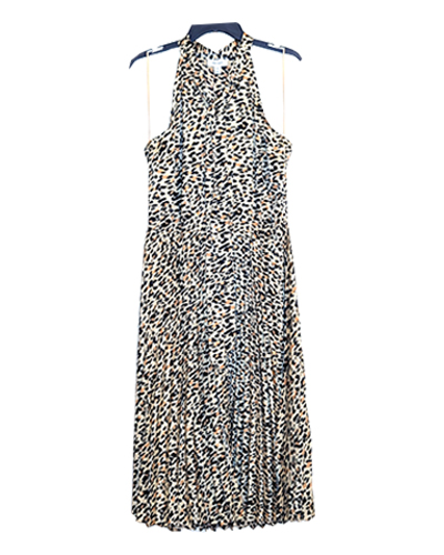 #SUNSET NUDE CMB BOW DRESS