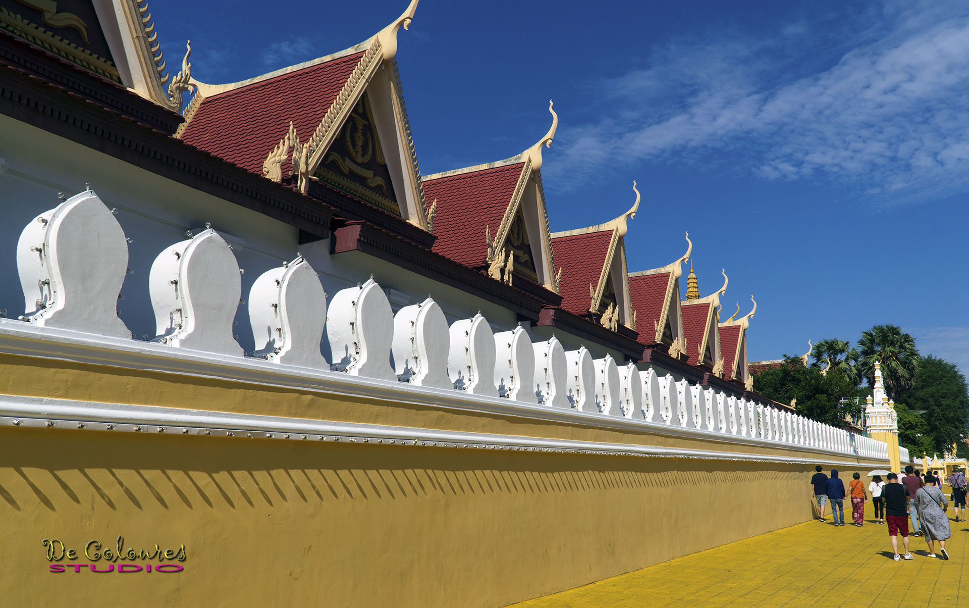 Royal Palace Entrance's Front Wall